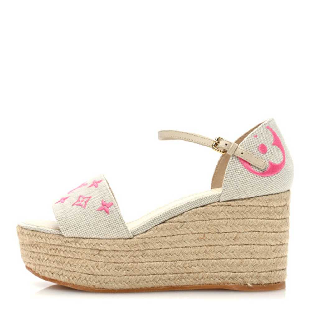 LOUIS VUITTON Canvas Monogram Starboard Espadrill… - image 1