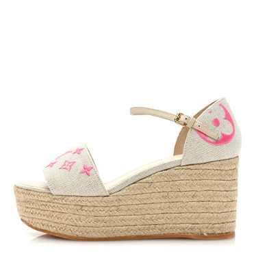 LOUIS VUITTON Canvas Monogram Starboard Espadrill… - image 1