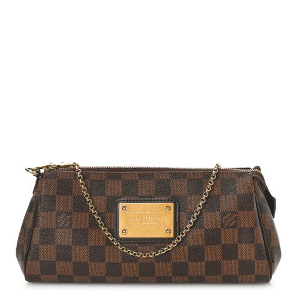 LOUIS VUITTON Damier Ebene Eva Clutch - image 1