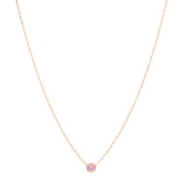 CARTIER 18K Pink Gold Pink Sapphire D'Amour Penda… - image 1