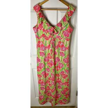 Lilly Pulitzer Women’s XL Jersey Maxi Dress Sleev… - image 1