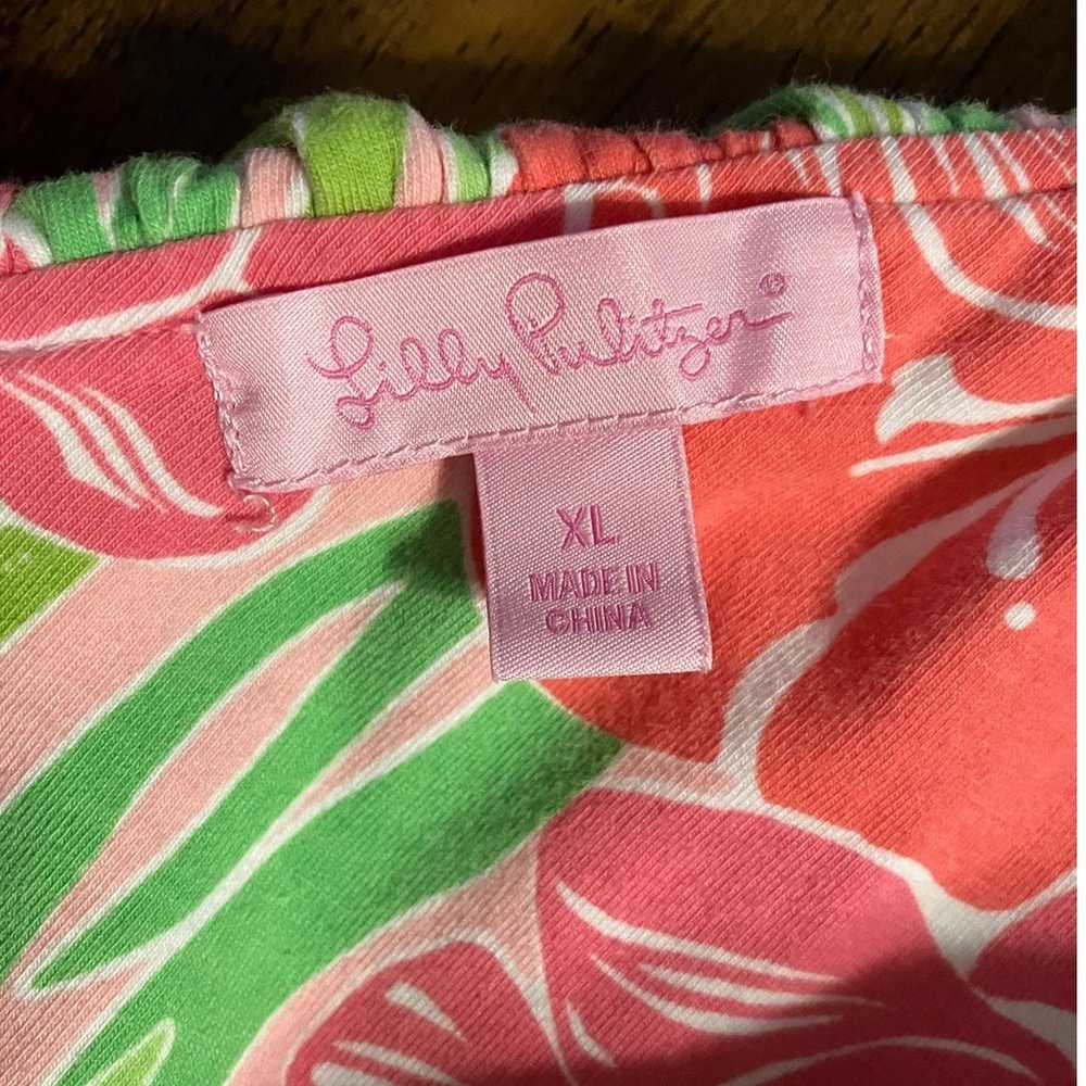 Lilly Pulitzer Women’s XL Jersey Maxi Dress Sleev… - image 3