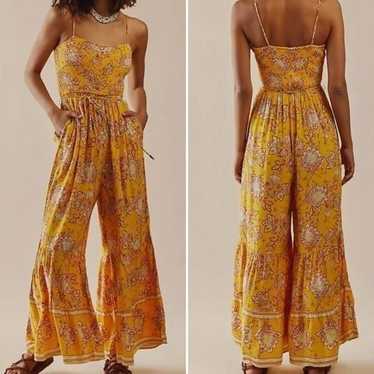 Free People Little Of Your Love Jumpsuit Marigold 