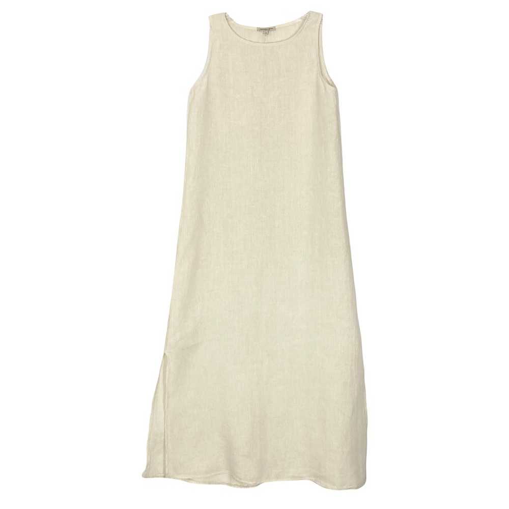 BWOT FRANCESCA BETTINI Dress S Italy Maxi Linen A… - image 1