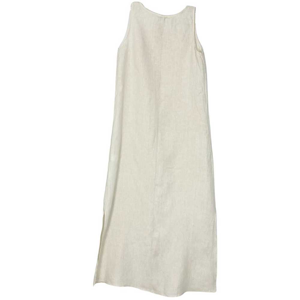 BWOT FRANCESCA BETTINI Dress S Italy Maxi Linen A… - image 2