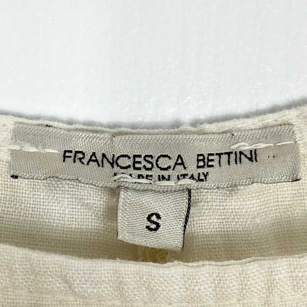 BWOT FRANCESCA BETTINI Dress S Italy Maxi Linen A… - image 3