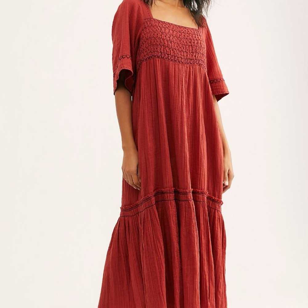 FREE PEOPLE I’m The One Maxi Dress, Terra, Small - image 3