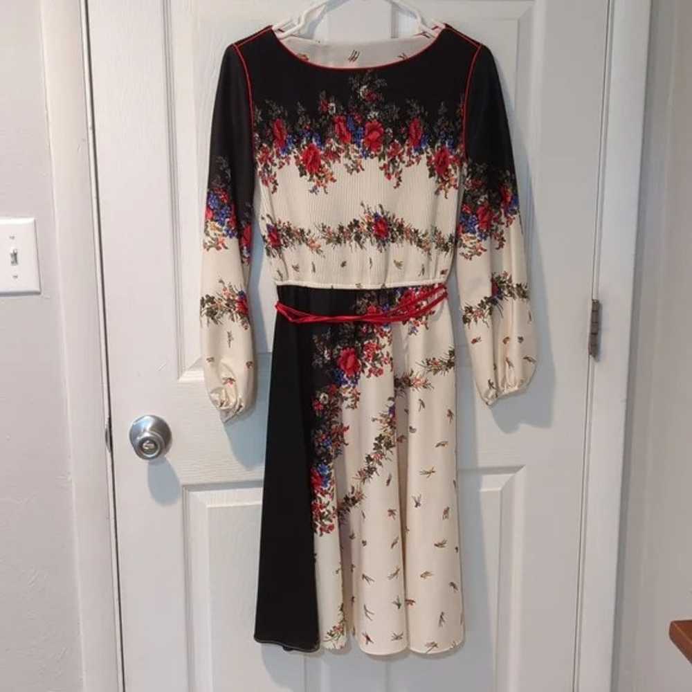 Floral Long Sleeve Dress - image 1