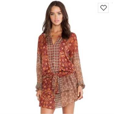 Gypsy 05 Girih Peasant Boho Silk Dress Size Small - image 1