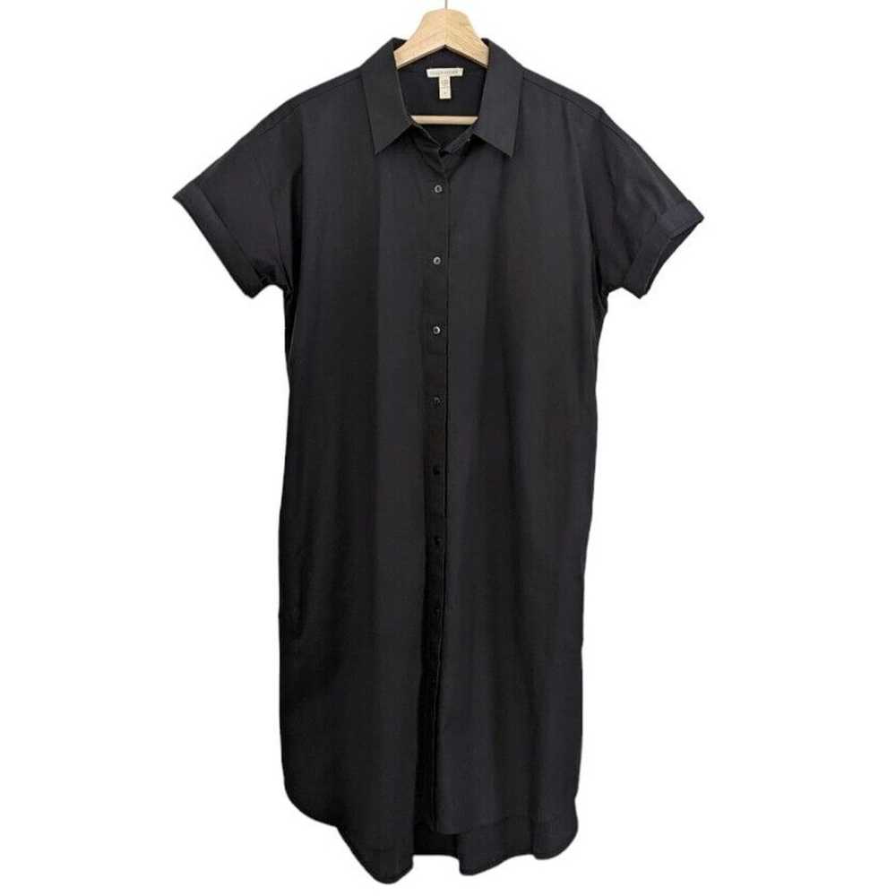 Eileen Fisher Organic Cotton Poplin Shirtdress in… - image 1