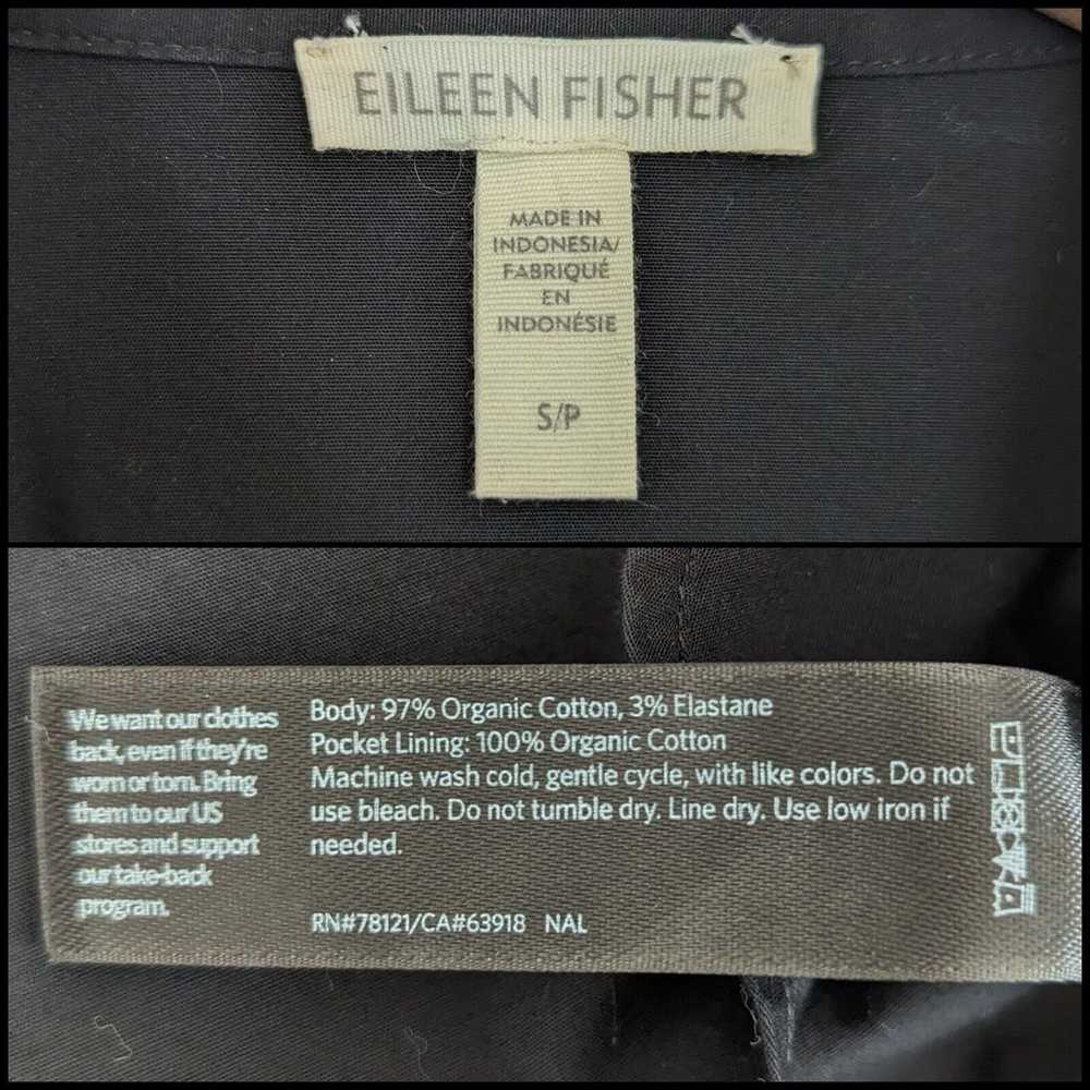 Eileen Fisher Organic Cotton Poplin Shirtdress in… - image 3