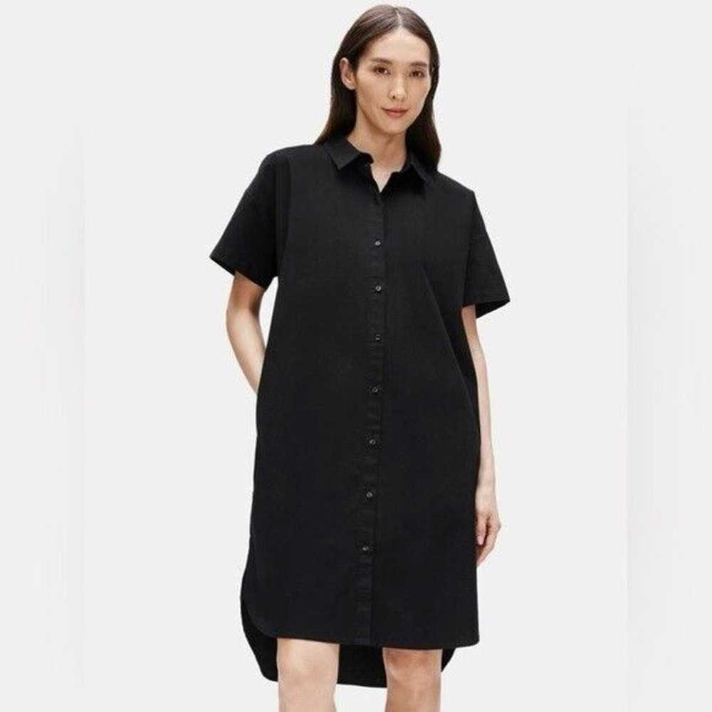 Eileen Fisher Organic Cotton Poplin Shirtdress in… - image 6