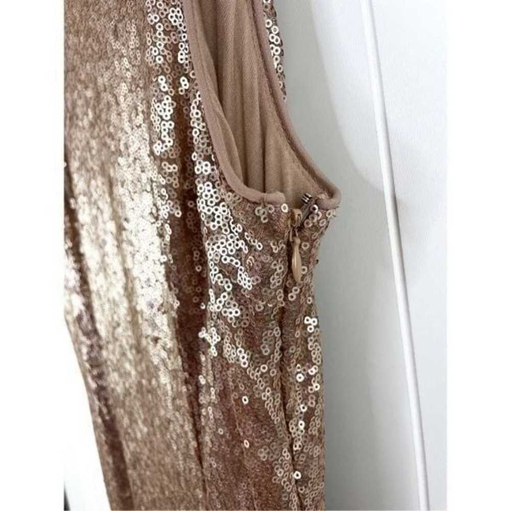 Lulus Chic Celebration Champagne Sequin Maxi Dres… - image 6