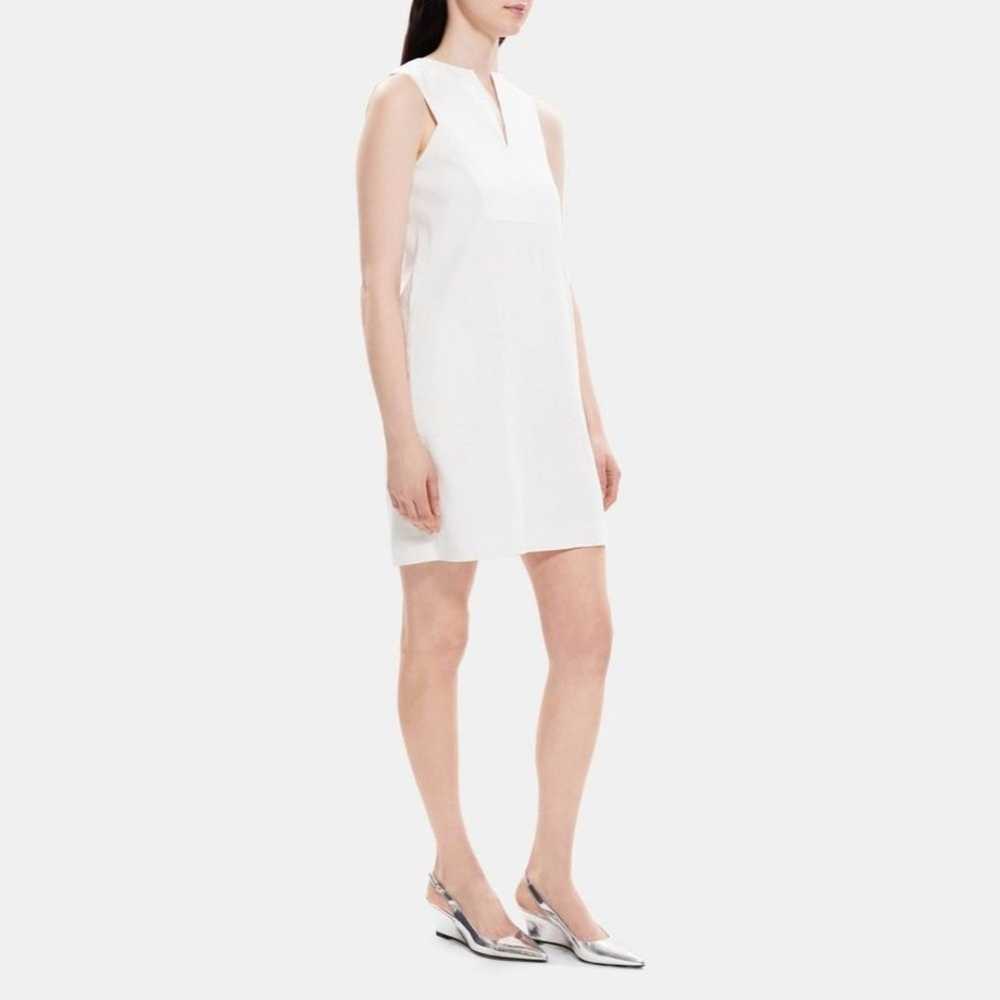 Theory Linen Blend Shift Women's Mini Dress Minim… - image 12