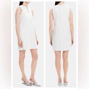 Theory Linen Blend Shift Women's Mini Dress Minim… - image 1