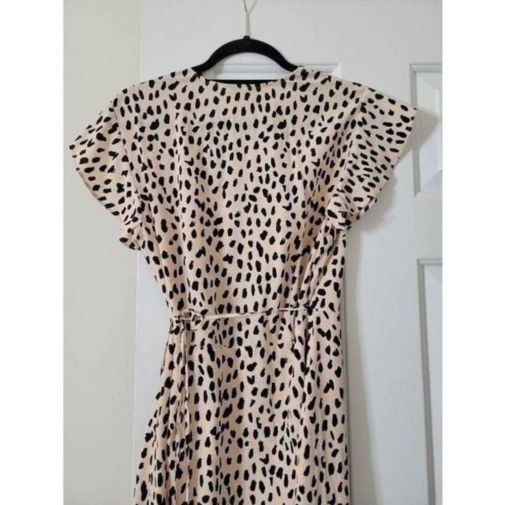 Rails Leanne Silk Blush Spotted Dress M NWOT - image 9