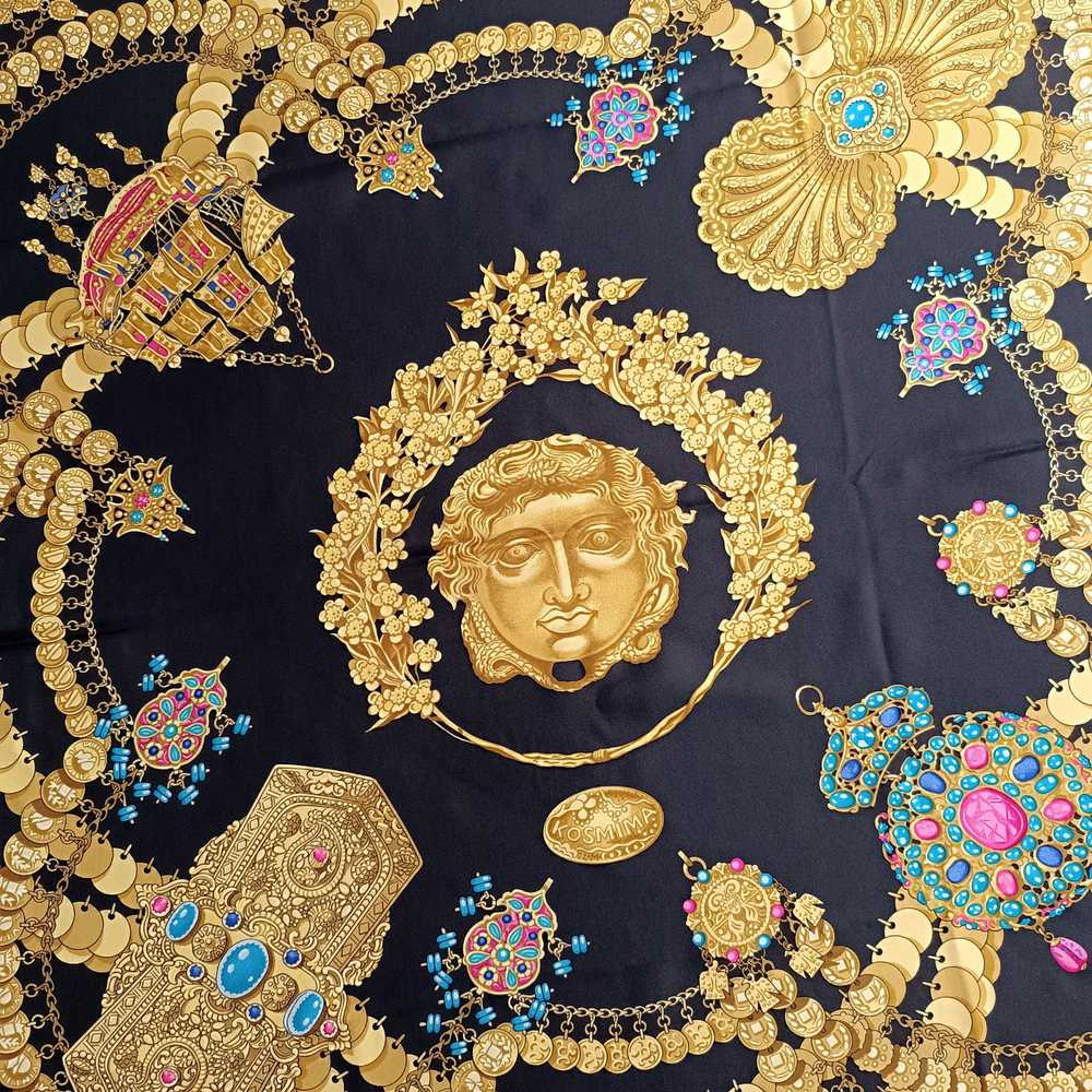 HERMES Kosmima silk scarf 90x90 - image 4