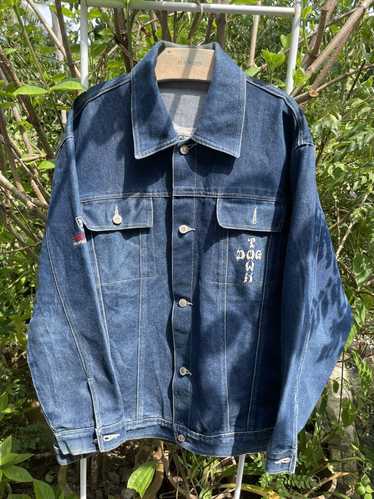 Dogtown outlets denim jacket white xl