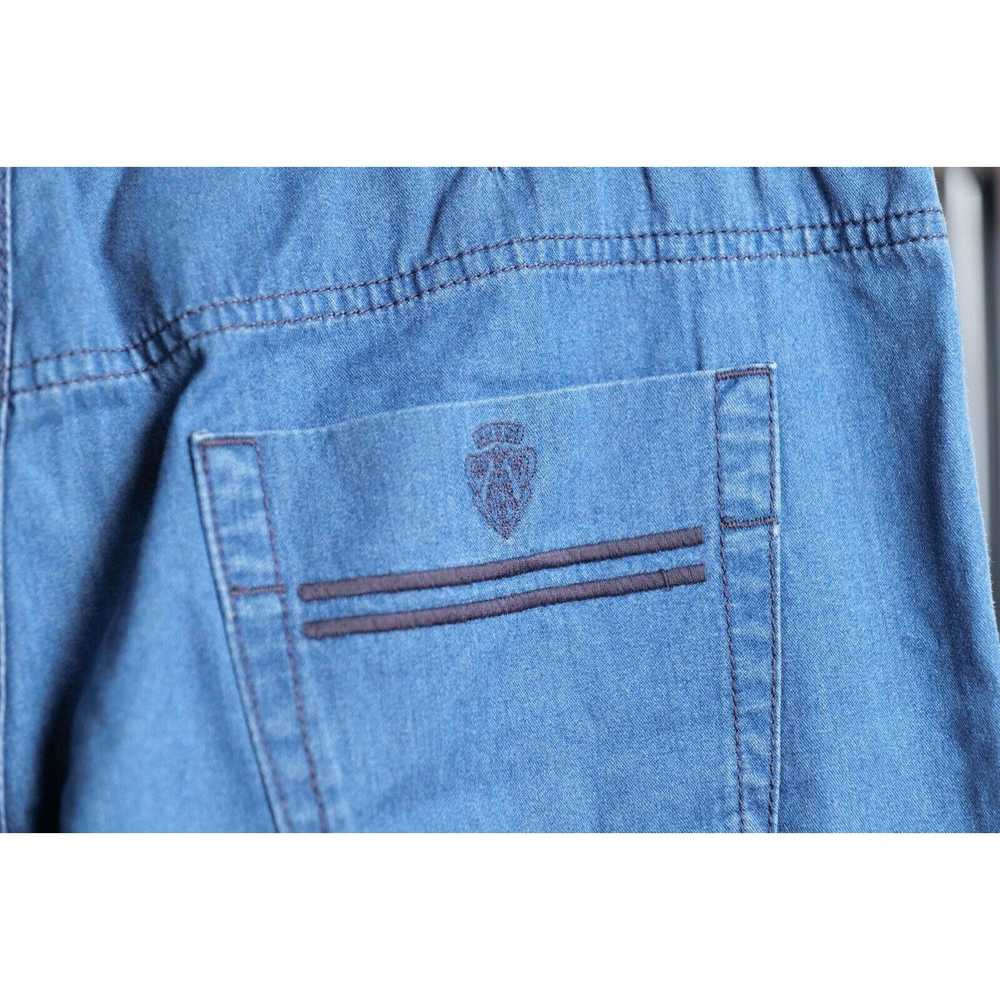 Gucci Gucci Blue Logo Drawstring Denim Jeans (Siz… - image 6