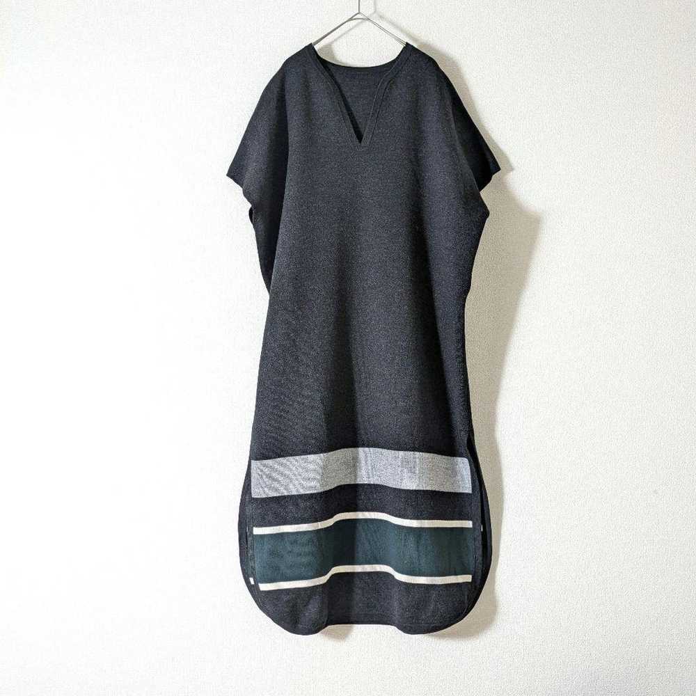 Depressed / Knit Kaftan One-piece Knit Vest Long … - image 4