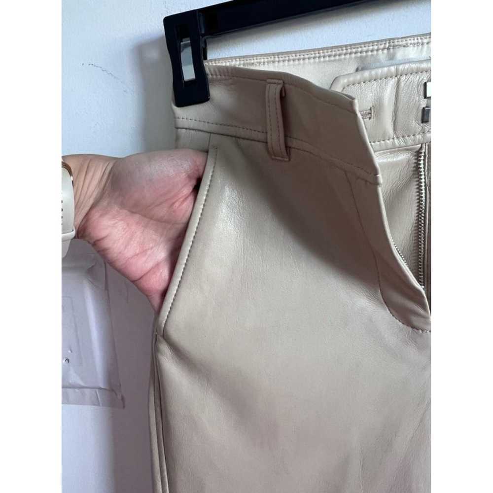 Babaton Vegan leather straight pants - image 6