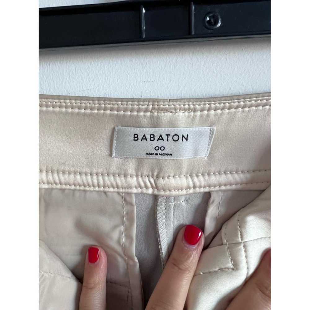 Babaton Vegan leather straight pants - image 7