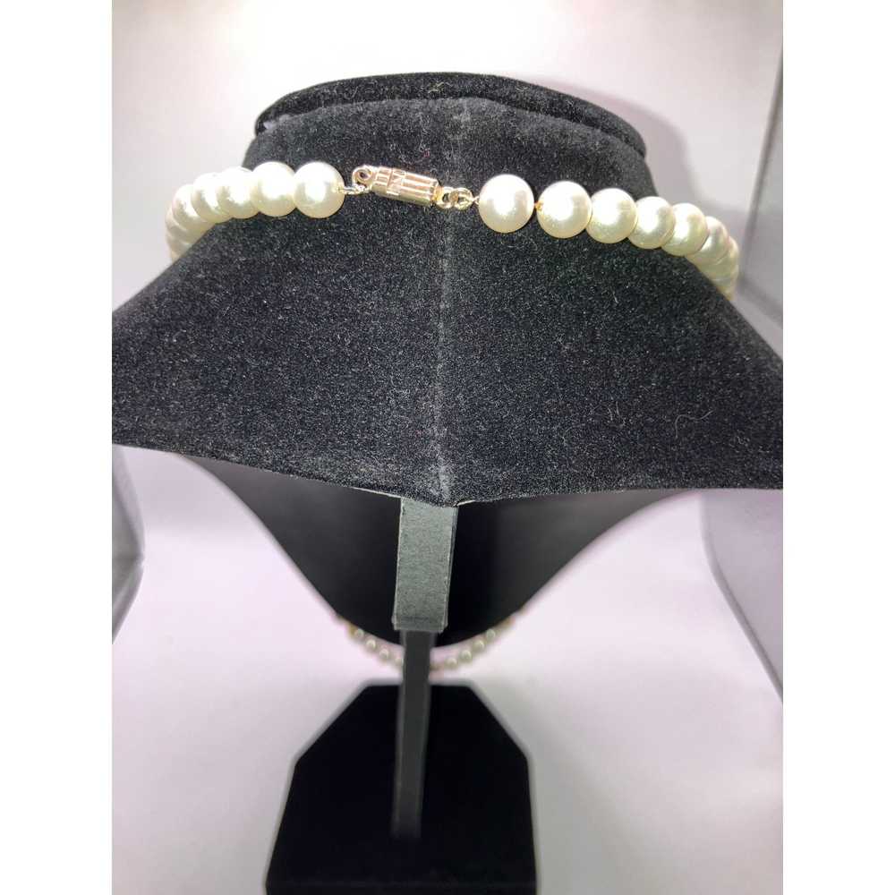 Other String of Cream Pearls 19-inch Necklace Vin… - image 6