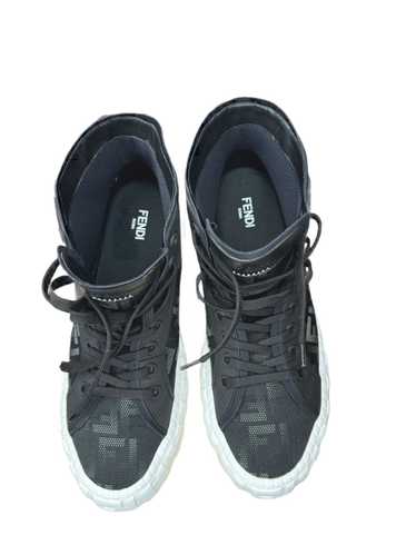 Fendi FENDI FF Flash High-Top Sneakers