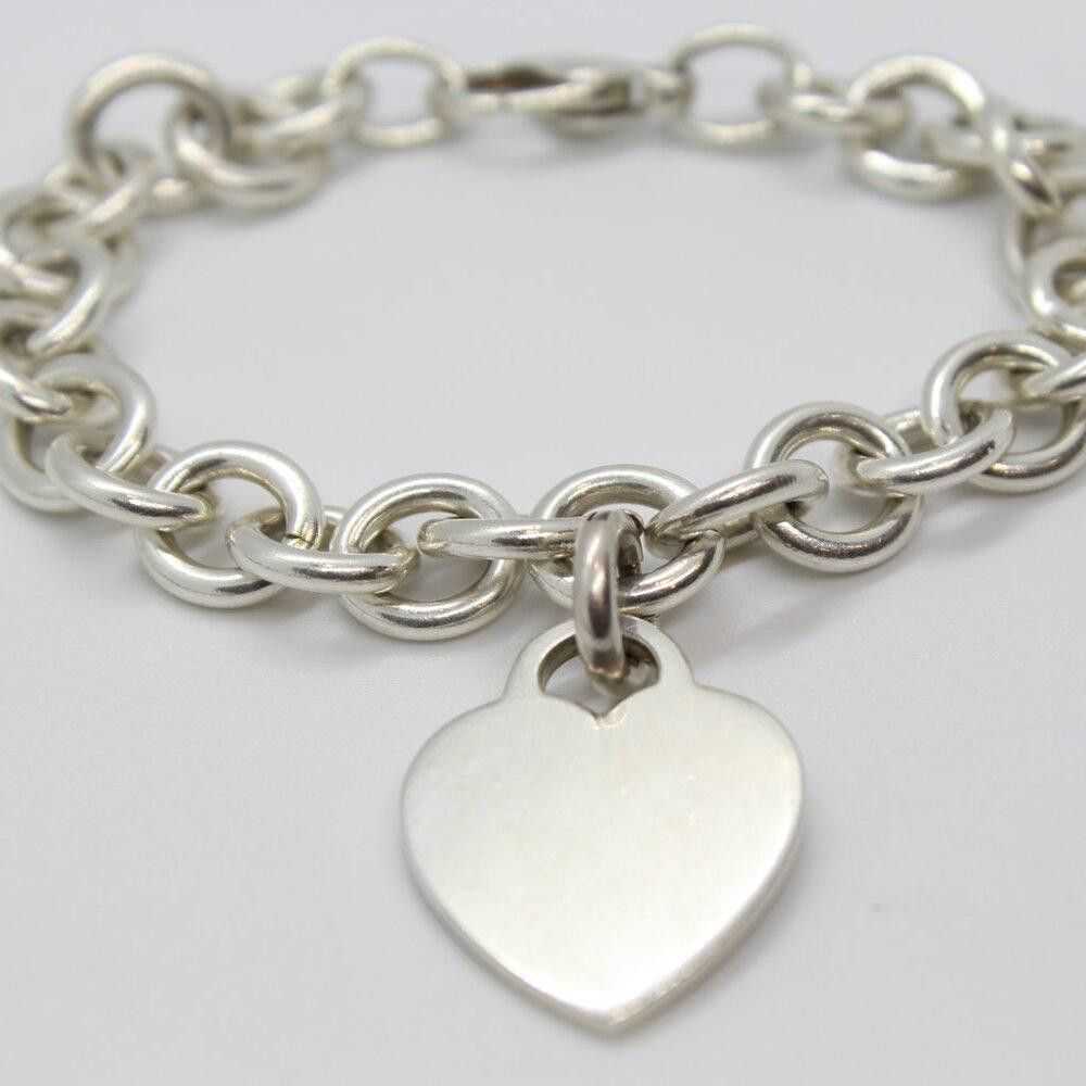 Tiffany & Co. Tiffany & Co. Silver Blank Heart Br… - image 6