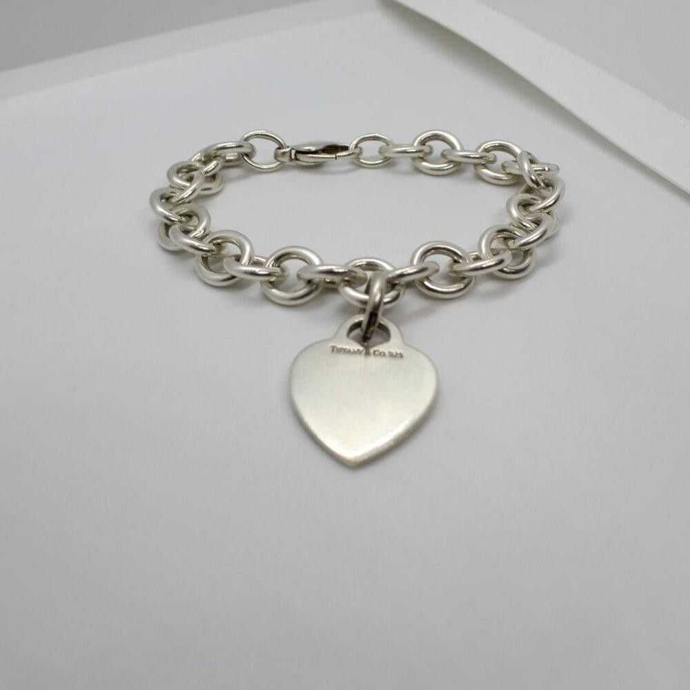 Tiffany & Co. Tiffany & Co. Silver Blank Heart Br… - image 7