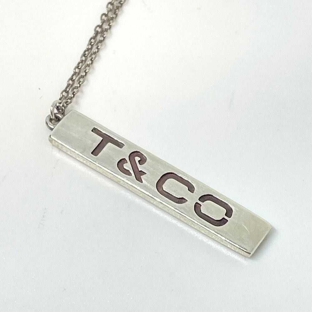 Tiffany & Co. Tiffany & Co. T&CO Bar Necklace 16"… - image 1