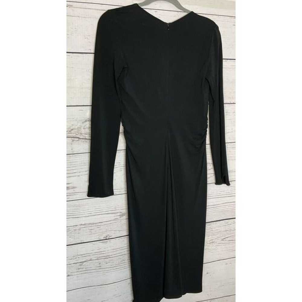 Armani Collezioni Dress Size 8 Draped Ruched Wais… - image 10