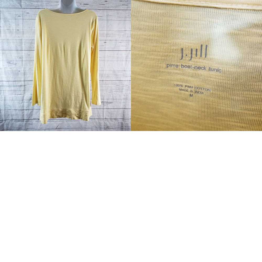 Vintage J Jill Womens Pima Boat Neck Tunic Sz Med… - image 4