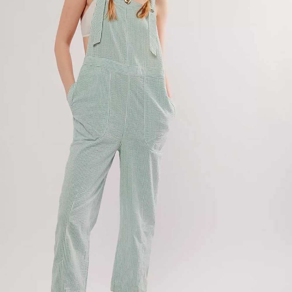 NWOT size Large Free People Intown Overalls - image 1