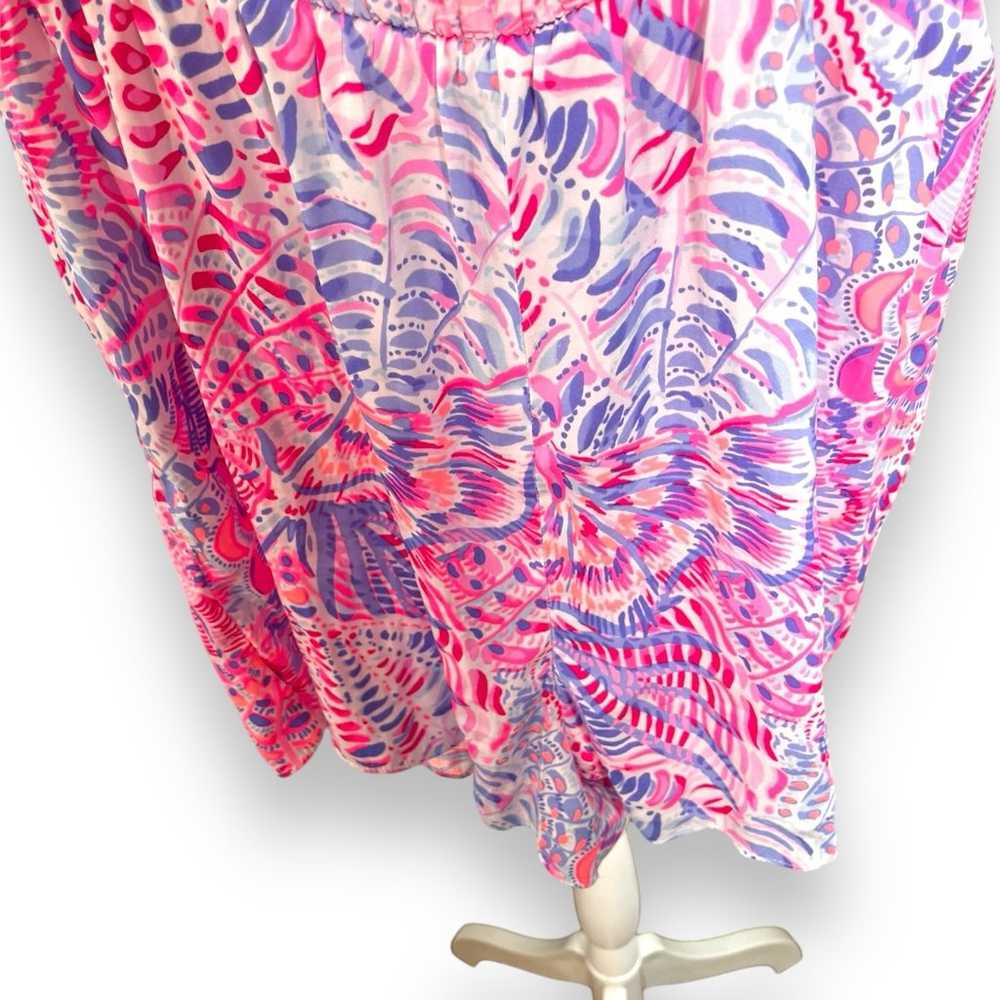 Lilly Pulitzer Zana Romper- Raz Berry Sea You Soo… - image 5