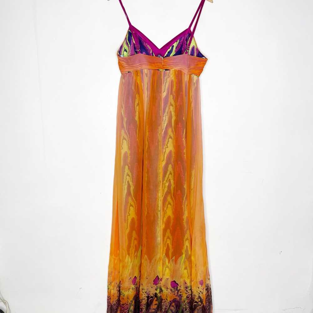 Marciano Silk Vintage Maxi Dress Size Large - image 2