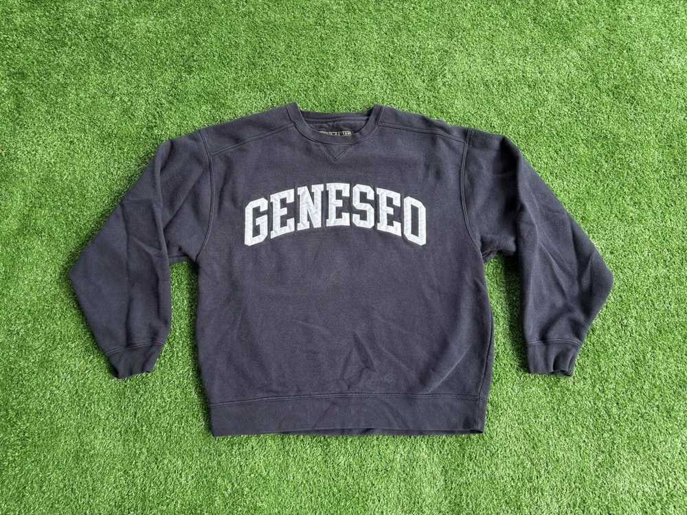 American College × Vintage Vintage Geneseo Crewne… - image 1