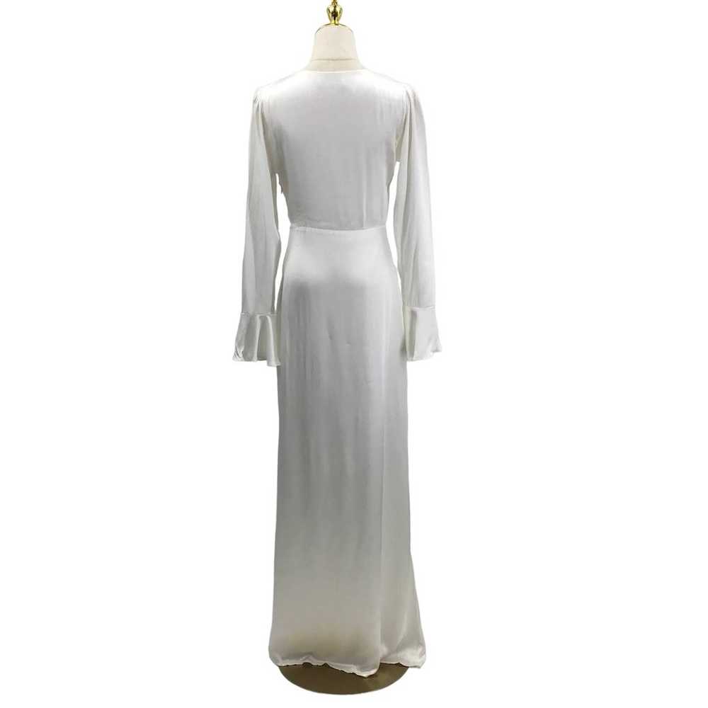 LULU'S XL Elegant Celebration White Satin Long Sl… - image 3