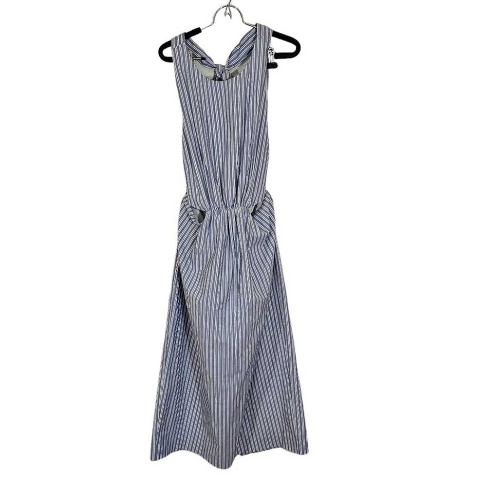 J. Crew Collection Pinstripe Twistback Midi Dress - image 3