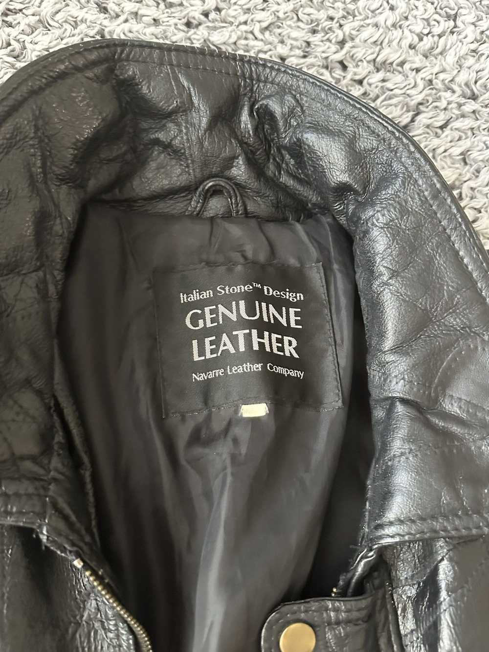 Genuine Leather × Italian Designers × Leather Jac… - image 3