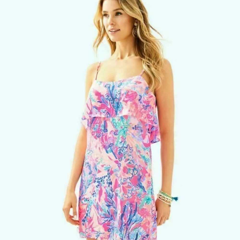 Lilly Pulitzer Lexi Dress In Light Pascha Pink XL - image 2