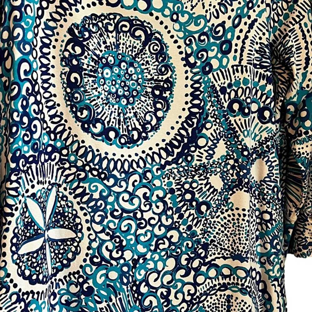 Lilly Pulitzer White Midnight Blues XL Sophie Dre… - image 4