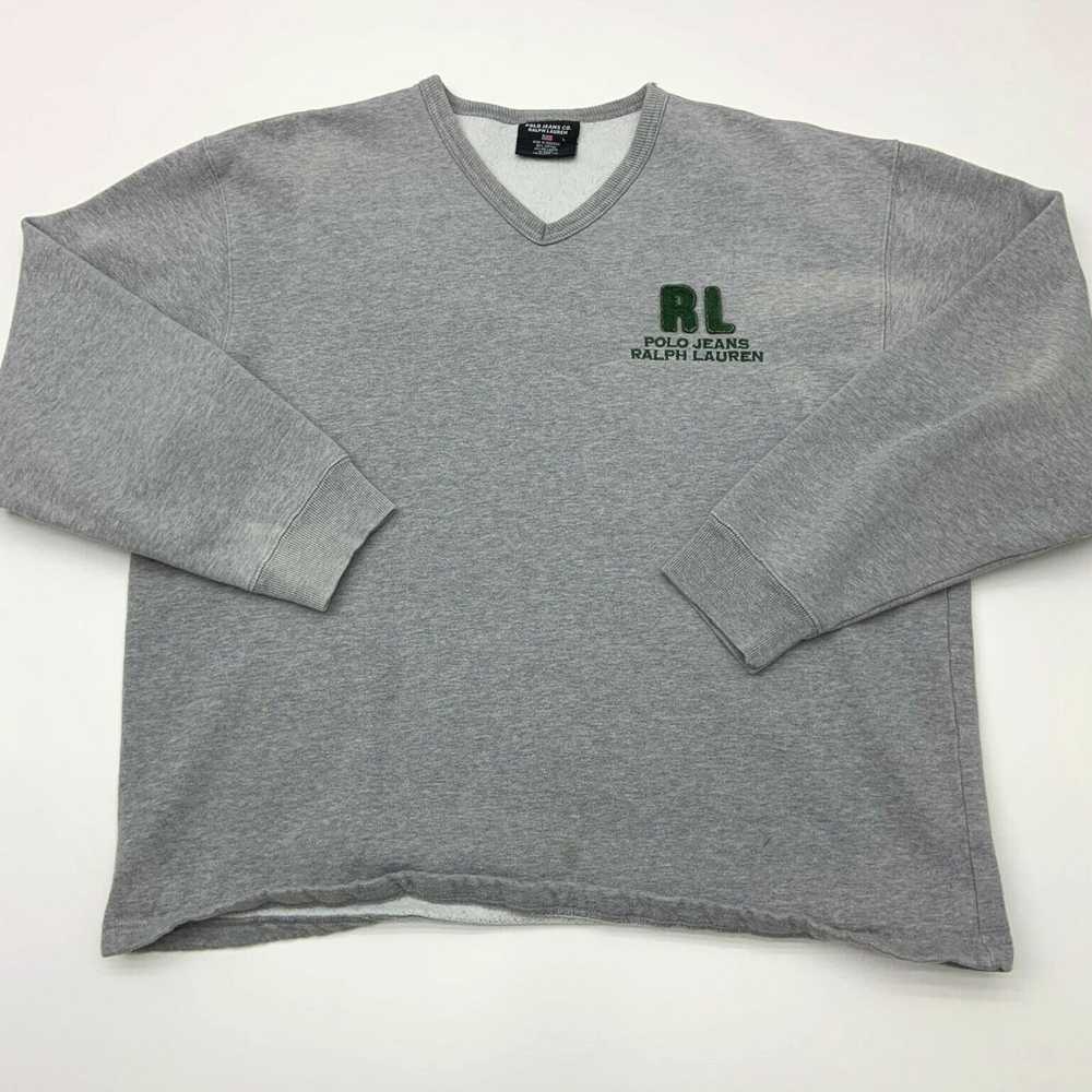 Polo Ralph Lauren Authentic Luxury Gray Vintage M… - image 1