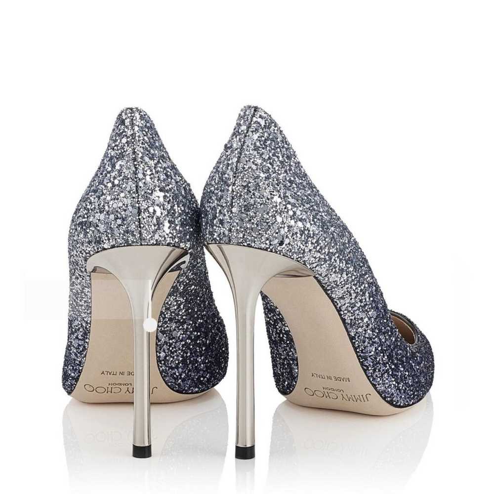 Jimmy Choo Romy glitter heels - image 2