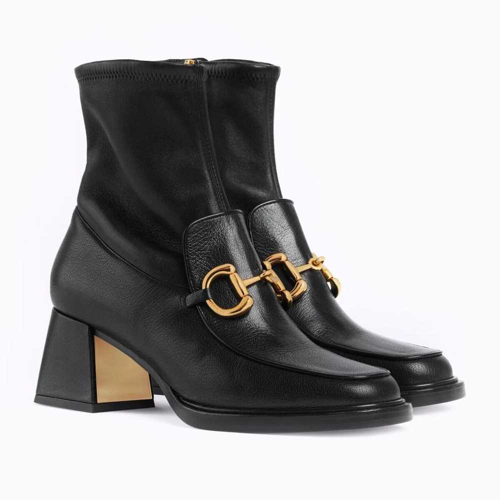 Gucci Leather boots - image 2