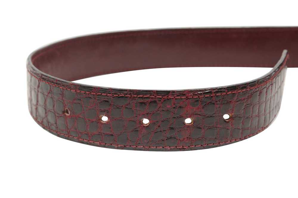 Cartier Must de Cartier Burgundy Red Crocodile Le… - image 6