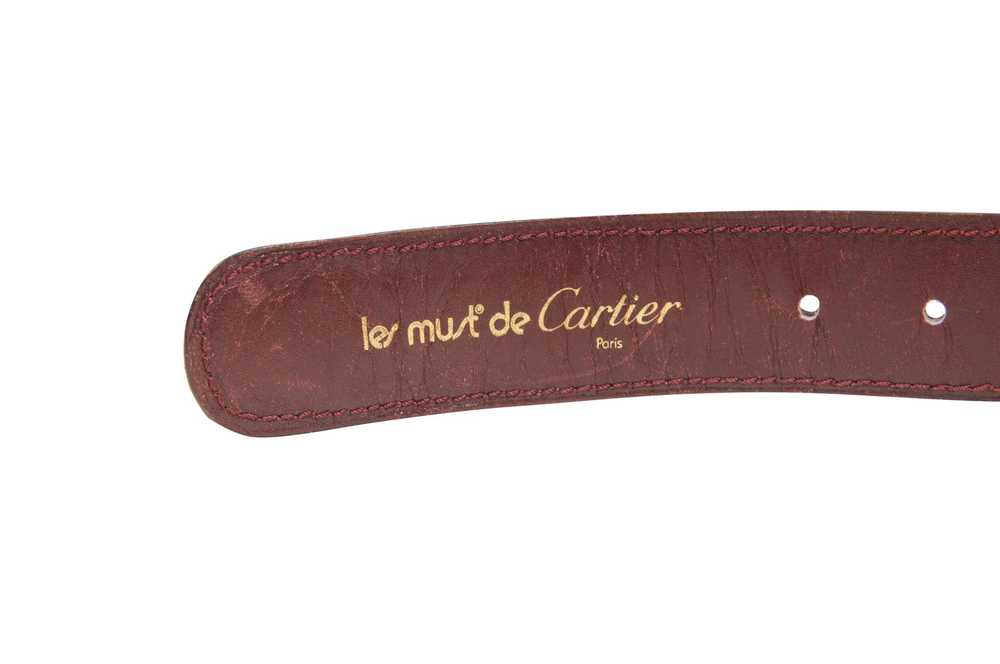 Cartier Must de Cartier Burgundy Red Crocodile Le… - image 8