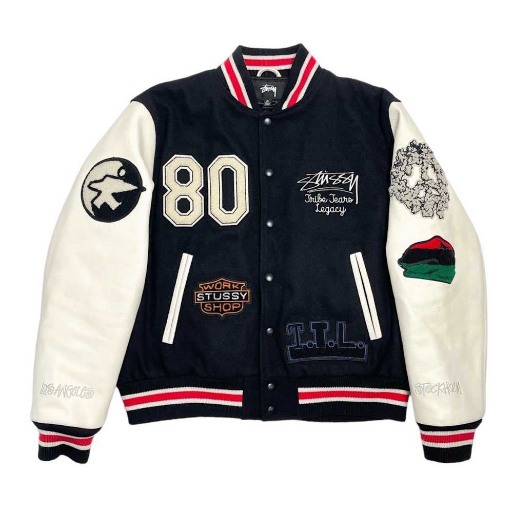 DENIM TEARS x Stussy x Our Legacy TTL Varsity Jac… - image 1