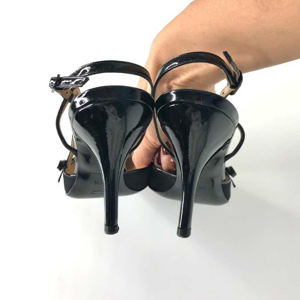 Chanel Slingback patent leather sandal - image 10