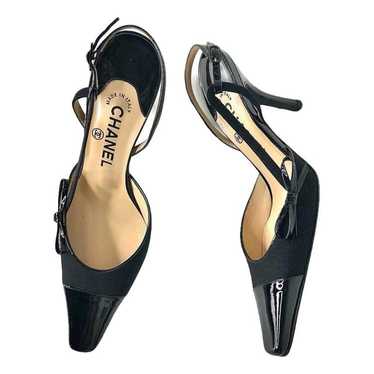 Chanel Slingback patent leather sandal - image 1